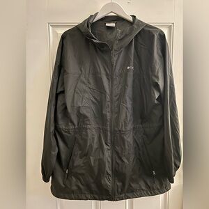 Columbia Men's Dark Gray Hooded Windbreaker